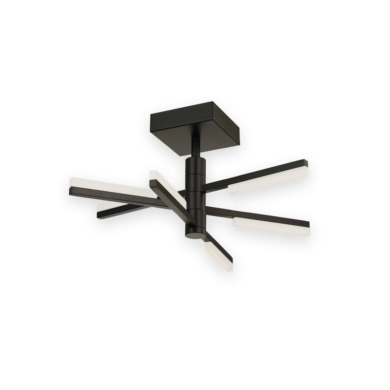 Artcraft Canada - AC7706BK - LED Semi-Flush Mount - Stix - Black
