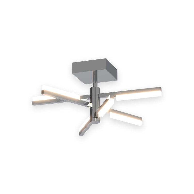 Artcraft Canada - AC7706CH - LED Semi-Flush Mount - Stix - Chrome