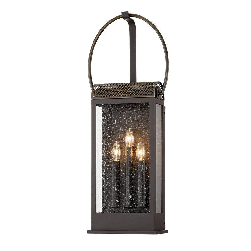 Troy Lighting - B7423-HZ/BR - Three Light Wall Sconce - Holmes - Holmes Bronze/Brass