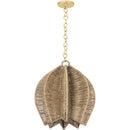 Troy Lighting - F3416-VGL - One Light Pendant - Valatie - Vintage Gold Leaf