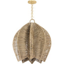 Troy Lighting - F3424-VGL - One Light Pendant - Valatie - Vintage Gold Leaf