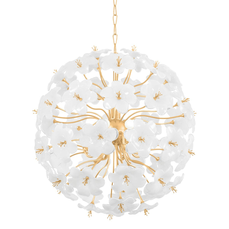 Corbett Lighting - 367-33-GL - Eight Light Chandelier - Hygea - Gold Leaf