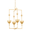 Corbett Lighting - 368-22-VGL - LED Lantern - Antalya - Vintage Gold Leaf