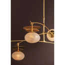Six Light Chandelier<br /><span style="color:#4AB0CE;">Entrega: 4-10 dias en USA</span><br /><span style="color:#4AB0CE;font-size:60%;">PREGUNTE POR ENTREGA EN PANAMA</span><br />Collection: Ceylon<br />Finish: Vintage Gold Leaf