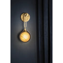 LED Wall Sconce<br /><span style="color:#4AB0CE;">Entrega: 4-10 dias en USA</span><br /><span style="color:#4AB0CE;font-size:60%;">PREGUNTE POR ENTREGA EN PANAMA</span><br />Collection: Riviere<br />Finish: Vintage Gold Leaf