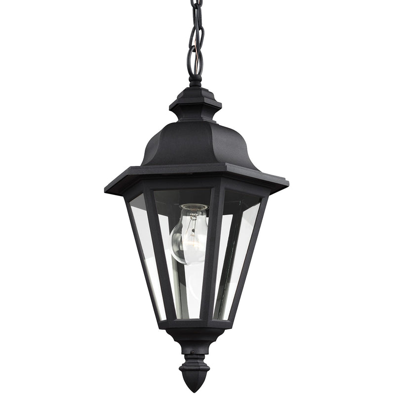 One Light Outdoor Pendant<br /><span style="color:#4AB0CE;">Entrega: 6-7 semanas en USA</span><br /><span style="color:#4AB0CE;font-size:60%;">PREGUNTE POR ENTREGA EN PANAMA</span><br />Collection: Brentwood<br />Finish: Black