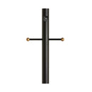 Generation Lighting - 8114-12 - Post with Ladder Rest and Photo Cell - Outdoor Posts - Black