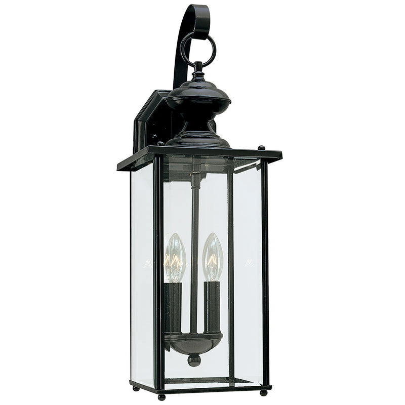 Generation Lighting - 8468-12 - Two Light Outdoor Wall Lantern - Jamestowne - Black