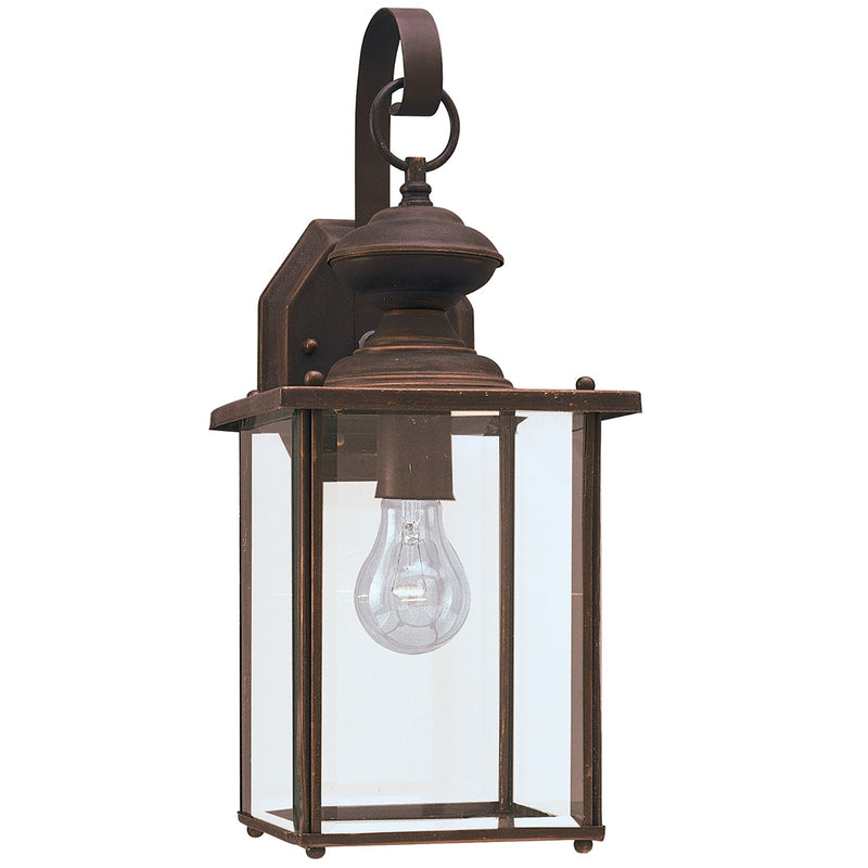 Generation Lighting - 8458-71 - One Light Outdoor Wall Lantern - Jamestowne - Antique Bronze