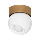 Troy Lighting - C1406-PBR/SWH - One Light Flush Mount - Odin - Patina Brass