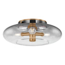 Troy Lighting - C2915-PBR - Three Light Flush Mount - Gunner - Patina Brass