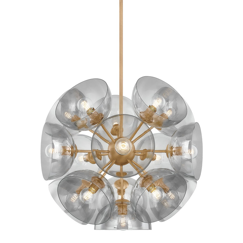 Troy Lighting - F1534-PBR - 16 Light Chandelier - Salix - Patina Brass