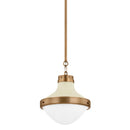 Troy Lighting - F3113-PBR/SSD - One Light Pendant - Maxton - Patina Brass