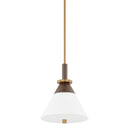 Troy Lighting - F4212-PBR/BRZ - One Light Pendant - Staton - Patina Brass/Bronze