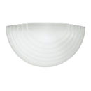 Generation Lighting - 4123-15 - One Light Wall / Bath Sconce - Stepped Glass - White