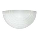 Generation Lighting - 4123-15 - One Light Wall / Bath Sconce - Stepped Glass - White