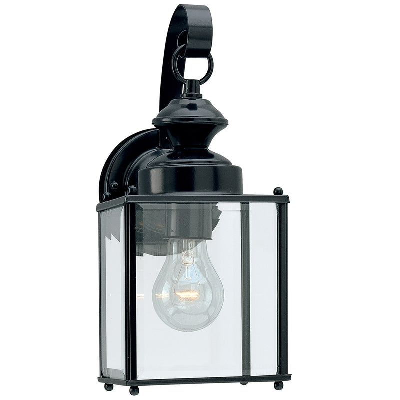 Generation Lighting - 8457-12 - One Light Outdoor Wall Lantern - Jamestowne - Black