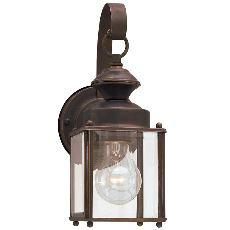 Generation Lighting - 8456-71 - One Light Outdoor Wall Lantern - Jamestowne - Antique Bronze
