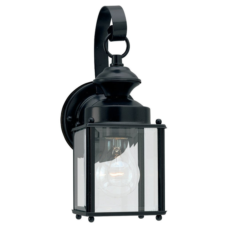 Generation Lighting. - 8456-12 - One Light Outdoor Wall Lantern - Jamestowne - Black