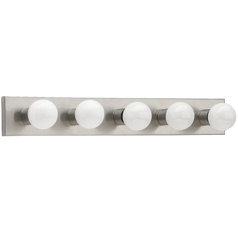 Generation Lighting - 4735-98 - Five Light Wall / Bath - Center Stage - Brushed Stainless