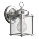 Generation Lighting - 8592-965 - One Light Outdoor Wall Lantern - New Castle - Antique Brushed Nickel