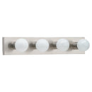 Generation Lighting - 4738-98 - Four Light Wall / Bath - Center Stage - Brushed Stainless