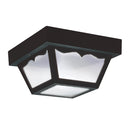 Generation Lighting - 7567-32 - One Light Outdoor Flush Mount - Outdoor Ceiling - Black