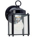Generation Lighting - 8592-12 - One Light Outdoor Wall Lantern - New Castle - Black
