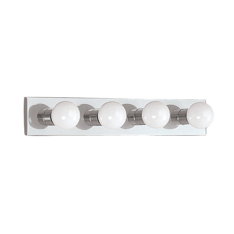 Generation Lighting. - 4738-05 - Four Light Wall / Bath - Center Stage - Chrome