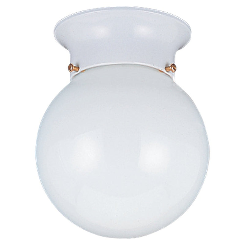 Generation Lighting - 5366-15 - One Light Flush Mount - Tomkin - White