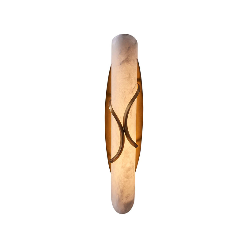 LED Wall Sconce<br /><span style="color:#4AB0CE;">Entrega: 2-3 semanas en USA</span><br /><span style="color:#4AB0CE;font-size:60%;">PREGUNTE POR ENTREGA EN PANAMA</span><br />Collection: Gypsum<br />Finish: True Brass