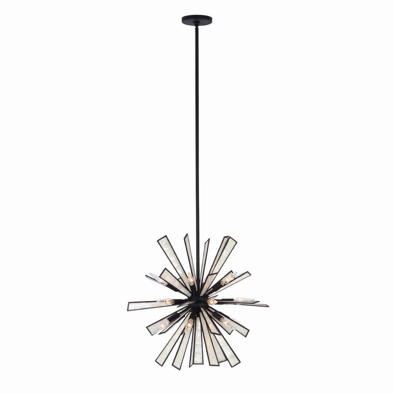 18 Light Pendant<br /><span style="color:#4AB0CE;">Entrega: 3-4 semanas en USA</span><br /><span style="color:#4AB0CE;font-size:60%;">PREGUNTE POR ENTREGA EN PANAMA</span><br />Collection: Radiance<br />Finish: Matte Black