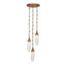 Three Light Pendant<br /><span style="color:#4AB0CE;">Entrega: 4-10 dias en USA</span><br /><span style="color:#4AB0CE;font-size:60%;">PREGUNTE POR ENTREGA EN PANAMA</span><br />Collection: Bougainvillea<br />Finish: Warm Gold