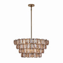 Eight Light Pendant<br /><span style="color:#4AB0CE;">Entrega: 2-3 semanas en USA</span><br /><span style="color:#4AB0CE;font-size:60%;">PREGUNTE POR ENTREGA EN PANAMA</span><br />Collection: Uroko<br />Finish: Polished Winter Brass
