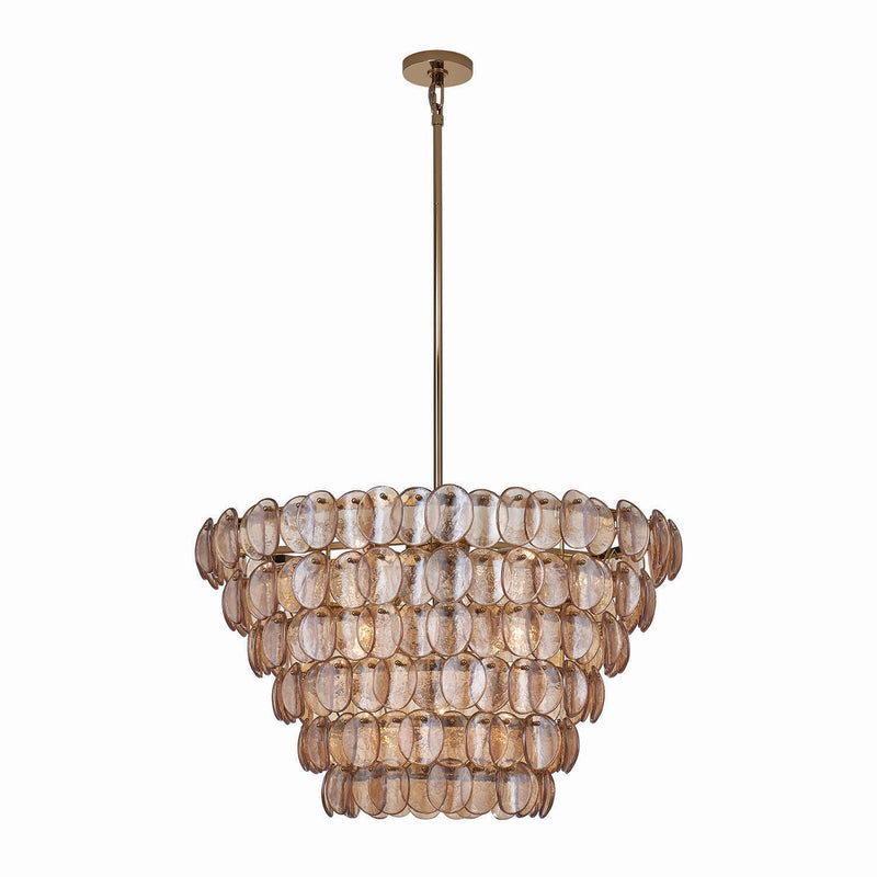 14 Light Pendant<br /><span style="color:#4AB0CE;">Entrega: 4-10 dias en USA</span><br /><span style="color:#4AB0CE;font-size:60%;">PREGUNTE POR ENTREGA EN PANAMA</span><br />Collection: Uroko<br />Finish: Polished Winter Brass