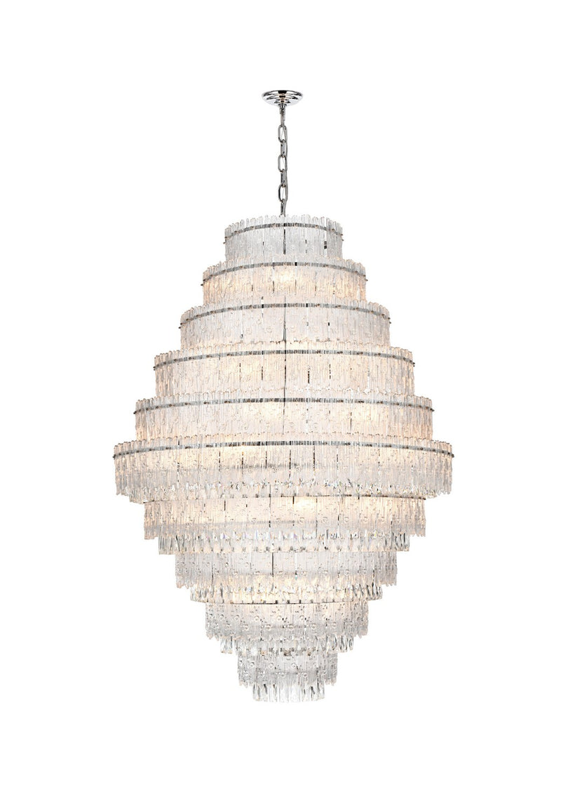 Elegant Lighting - 1780D42C - 33 Light Chandelier - Emilia - Chrome