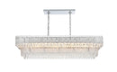 Elegant Lighting - 1780G50C - Eight Light Chandelier - Emilia - Chrome