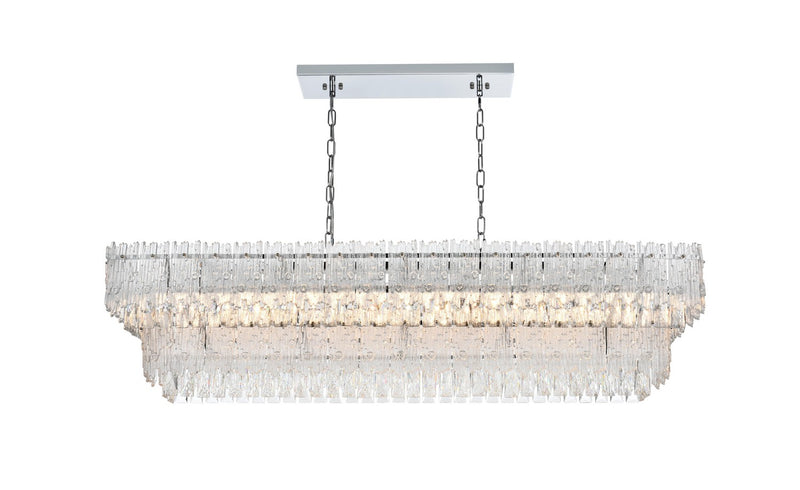 Elegant Lighting - 1780G50C - Eight Light Chandelier - Emilia - Chrome