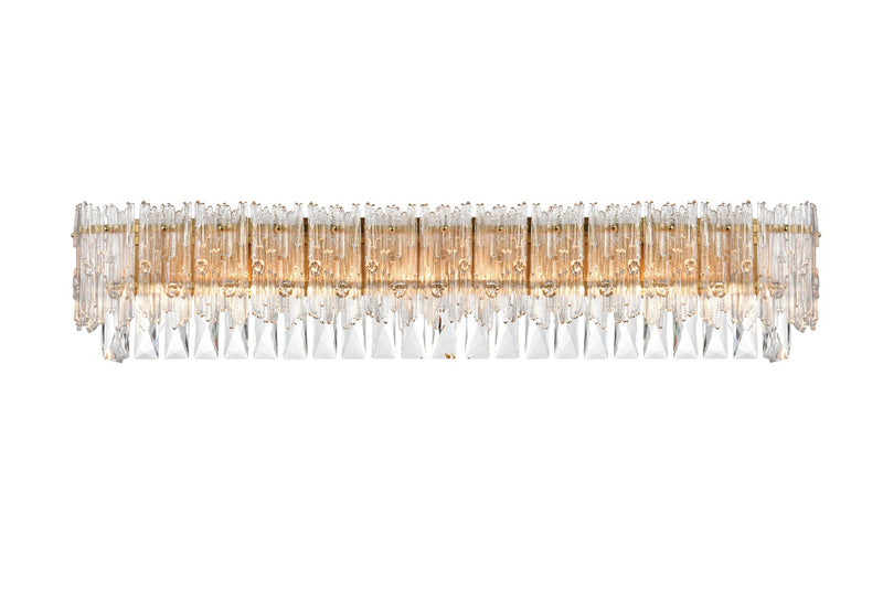 Elegant Lighting - 1780W35SG - Eight Light Wall Sconce - Emilia - Satin Gold