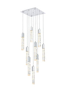 Elegant Lighting - 2088D20C - Nine Light Pendant - Aurora - Chrome