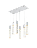 Elegant Lighting - 2088D32C - Six Light Pendant - Aurora - Chrome