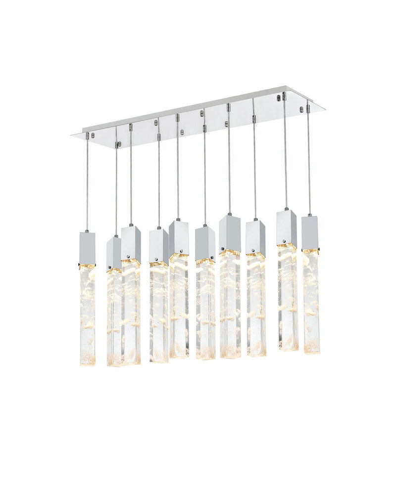 Elegant Lighting - 2088D42C - Ten Light Pendant - Aurora - Chrome