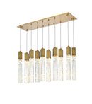 Elegant Lighting - 2088D42SG - Ten Light Pendant - Aurora - Satin Gold