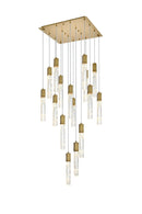 Elegant Lighting - 2088G30C - 16 Light Pendant - Aurora - Chrome