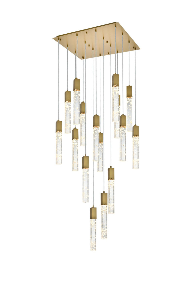 Elegant Lighting - 2088G30C - 16 Light Pendant - Aurora - Chrome