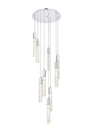 Elegant Lighting - 2089D24C - Nine Light Chandelier - Aurora - Chrome