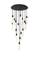 Elegant Lighting - 2089G36BK - 16 Light Chandelier - Aurora - Black