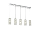 Elegant Lighting - 3680D5C - LED Pendant - Aston - Chrome