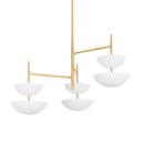 Corbett Lighting - 477-42-VGL/GSW - LED Chandelier - Evander - Vintage Gold Leaf