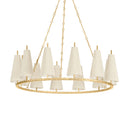 Corbett Lighting - 480-42-VGL - 12 Light Chandelier - Tirana - Vintage Gold Leaf